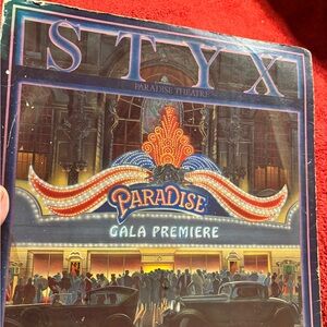 Styx Paradise Theatre LP Vinyl Record 1981 With etched Wax